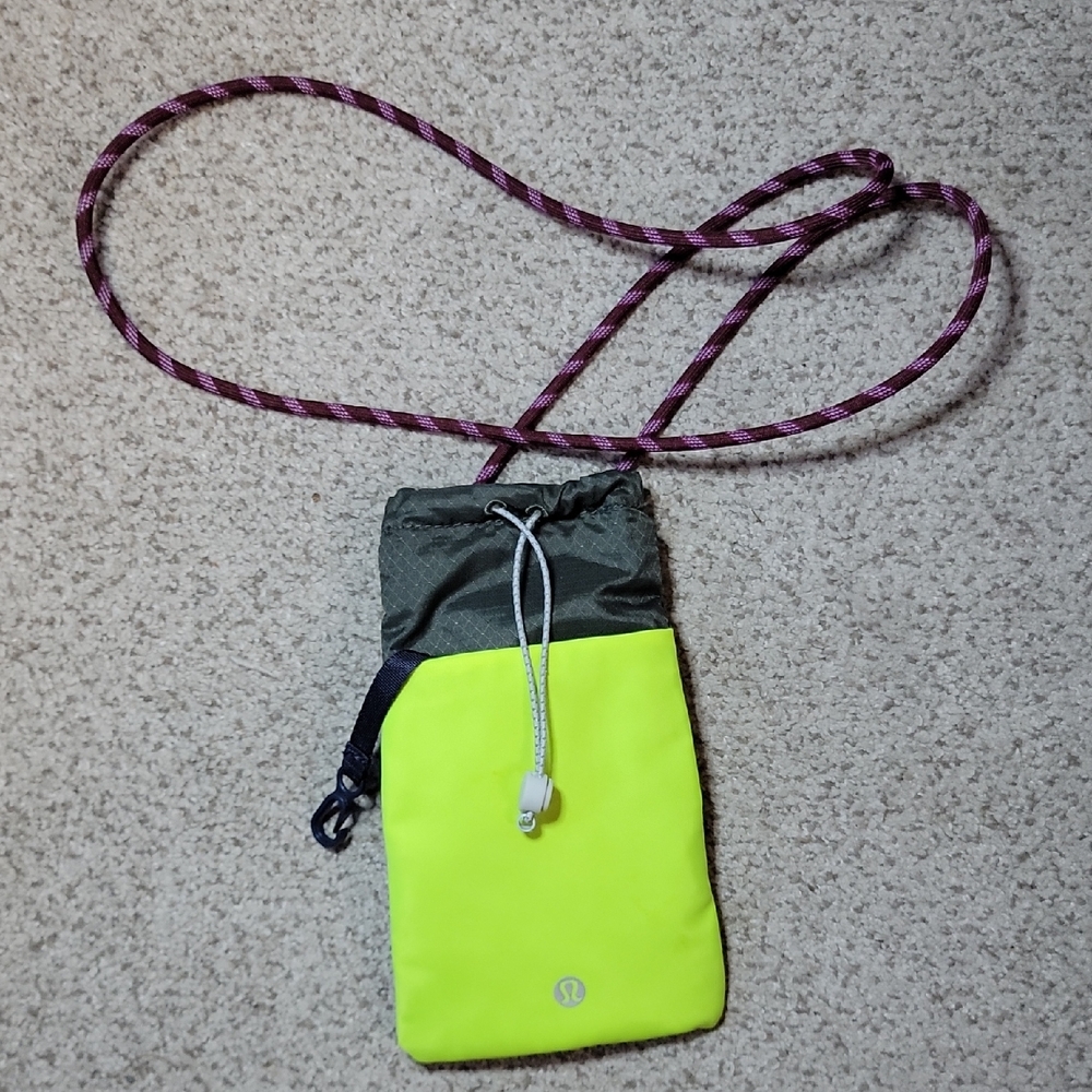 Lululemon Neon Yellow Crossbody Bag